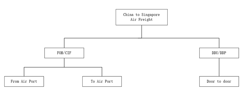 air freight service to Singapore