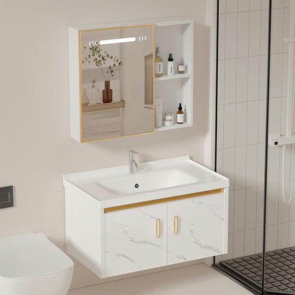 Ceramic Bathroom Vanities with Mirrors