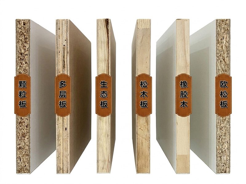 crude wood materials