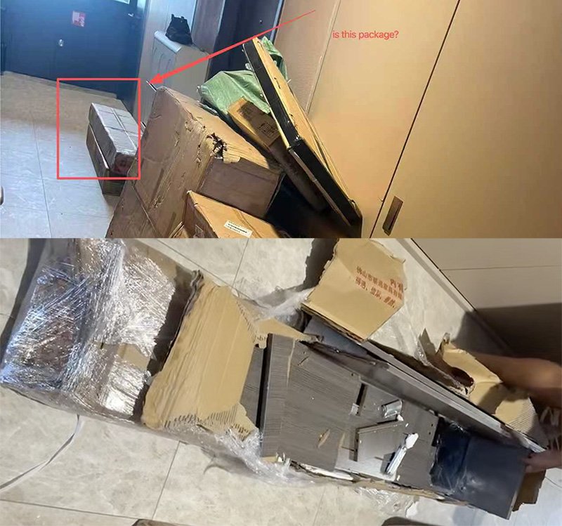 bad packaging and low materials